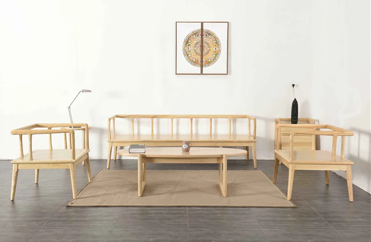 禪意中式沙發(fā)，新中式實(shí)木沙發(fā)