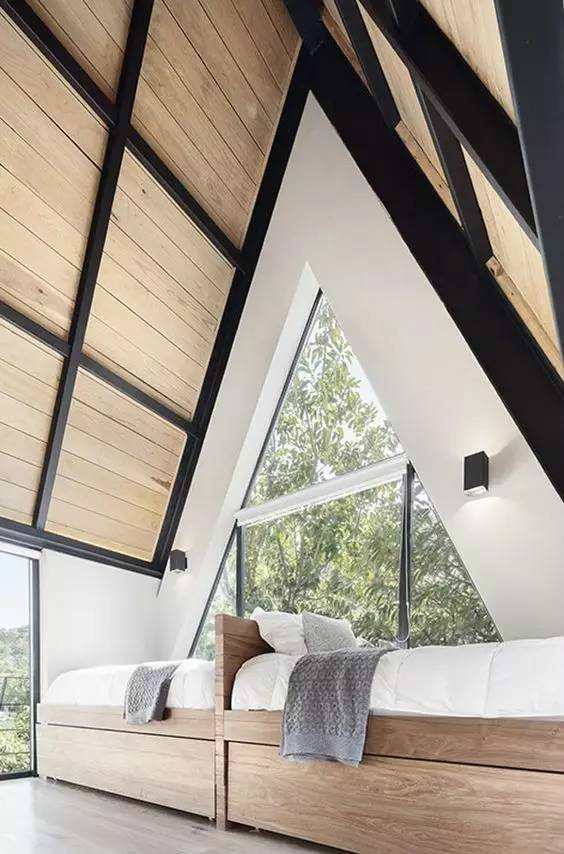 新中式建筑，創(chuàng)意三角屋