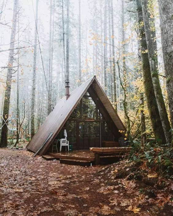 新中式建筑，創(chuàng)意三角屋