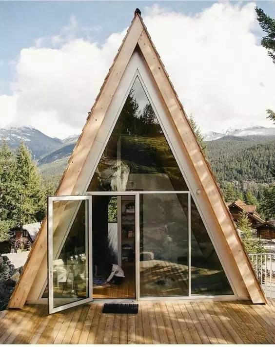 新中式建筑，創(chuàng)意三角屋