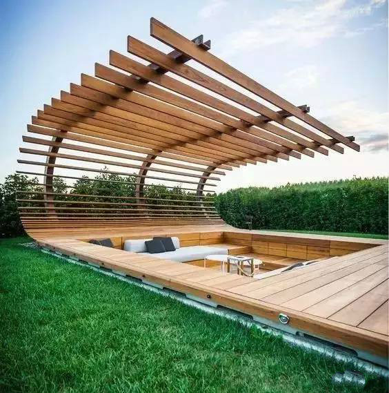 中式裝修設(shè)計，瘋狂的木頭