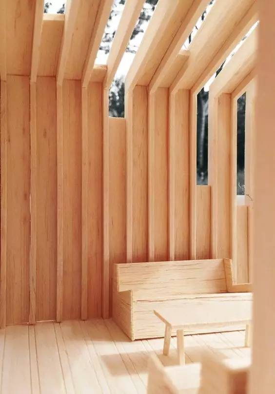 中式裝修設(shè)計，瘋狂的木頭