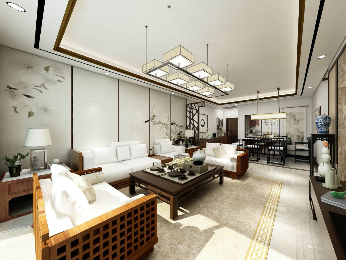 新中式，簡潔大氣的中式裝修