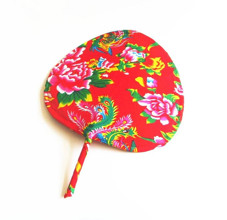 福連文苑手工包布大蒲扇芭蕉團扇