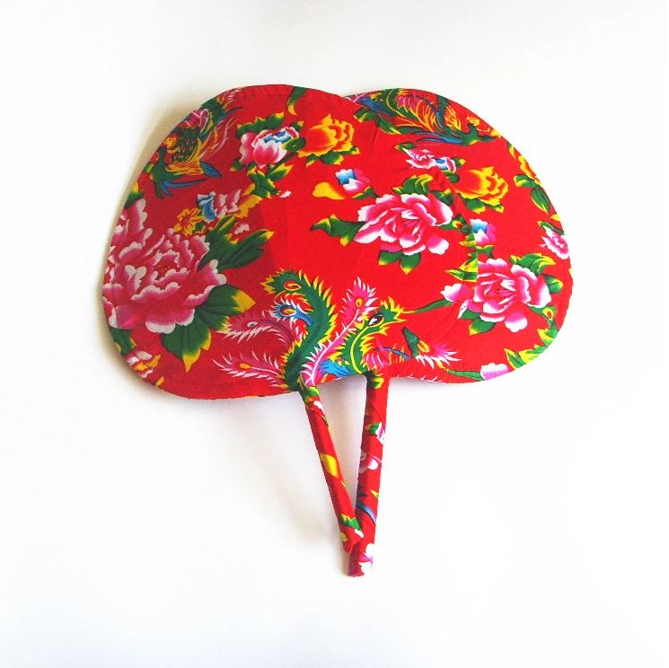 福連文苑手工包布大蒲扇芭蕉團扇