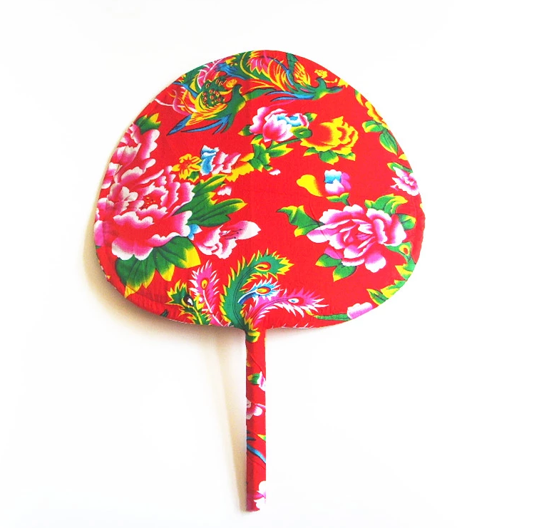 福連文苑手工包布大蒲扇芭蕉團扇