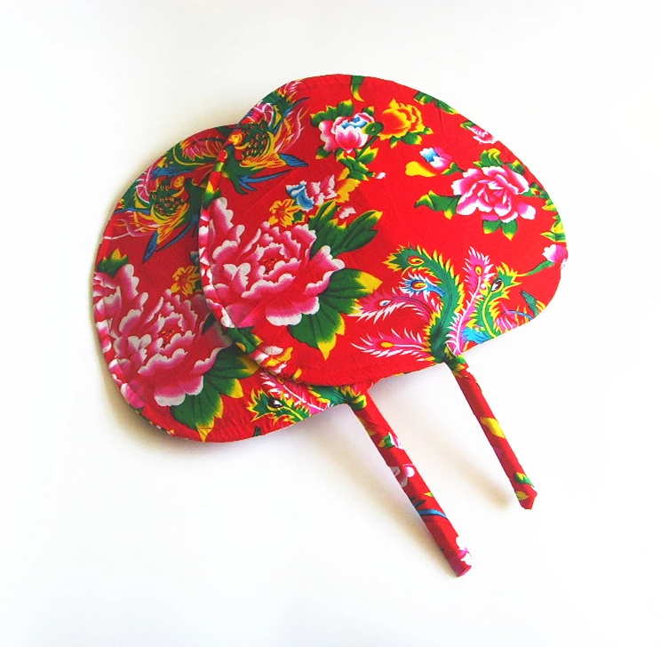 福連文苑手工包布大蒲扇芭蕉團扇