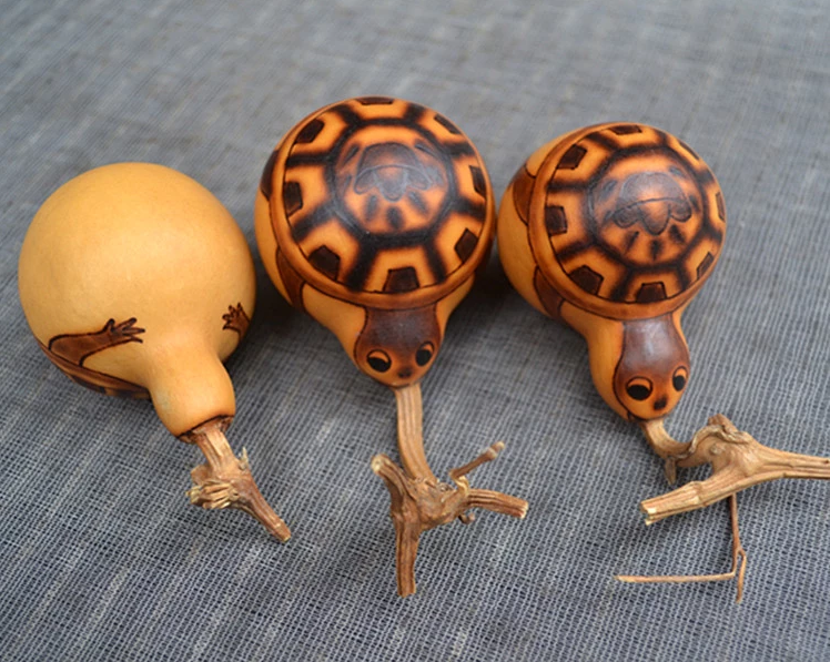 超可愛動物手工烙畫葫蘆工藝品