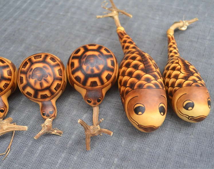 超可愛動物手工烙畫葫蘆工藝品