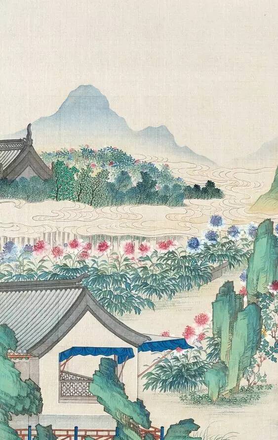 庭院深深，佳人依在