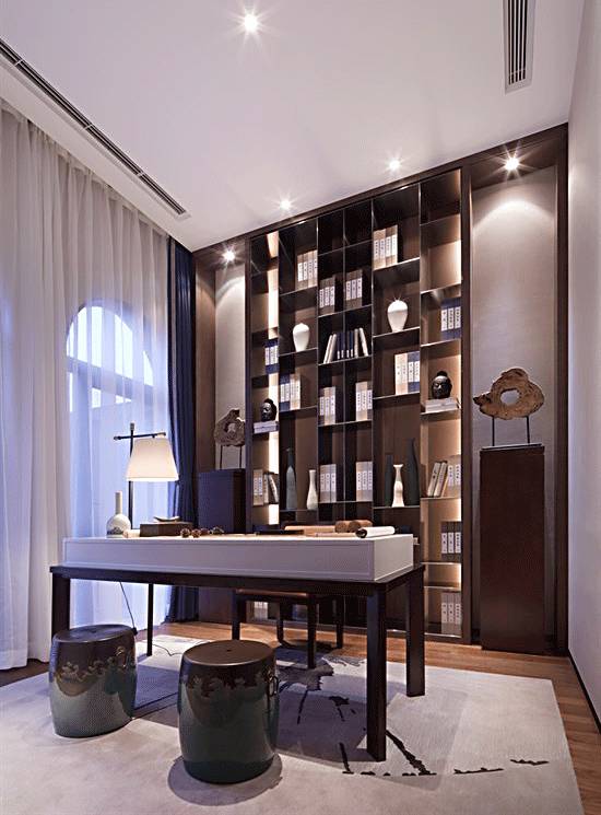 書房和茶室，新中式風(fēng)格的絕佳展現(xiàn)