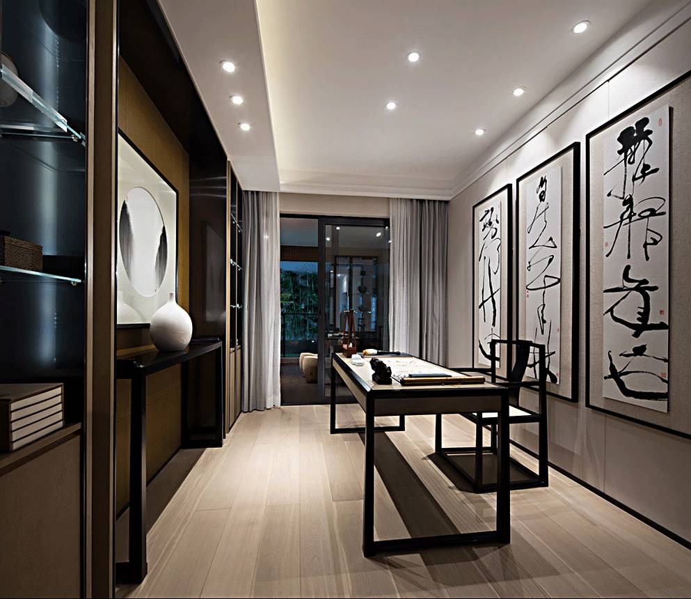 書(shū)房和茶室，新中式風(fēng)格的絕佳展現(xiàn)