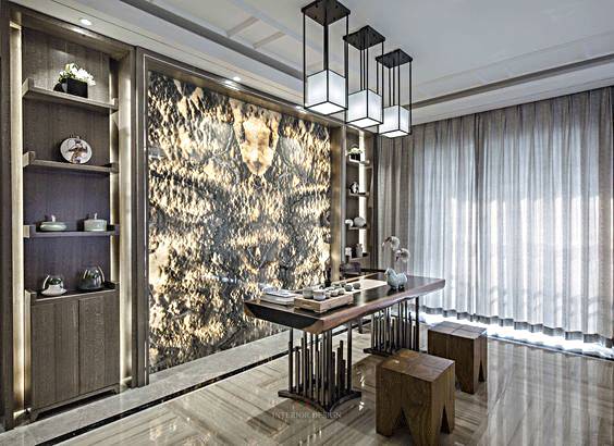 書房和茶室，新中式風(fēng)格的絕佳展現(xiàn)