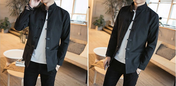 簡(jiǎn)潔大氣的傳統(tǒng)福連文苑唐裝