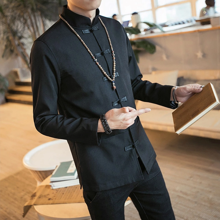 簡(jiǎn)潔大氣的傳統(tǒng)福連文苑唐裝