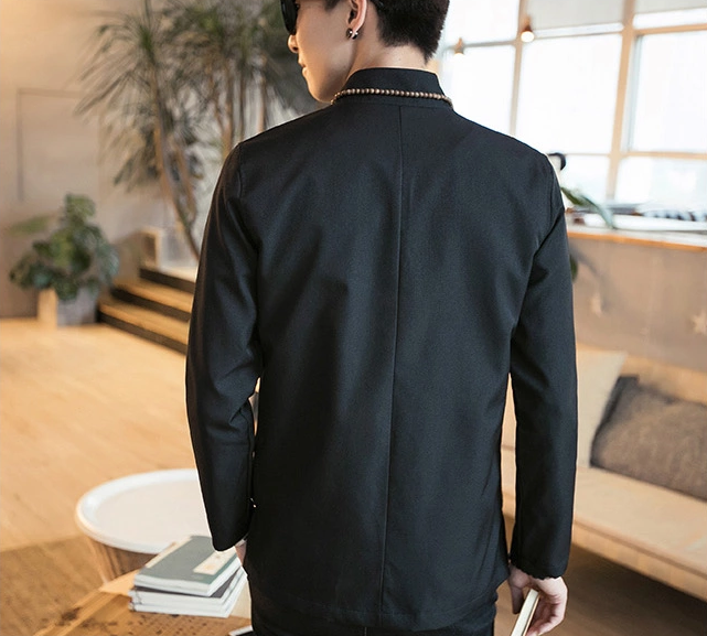 簡(jiǎn)潔大氣的傳統(tǒng)福連文苑唐裝