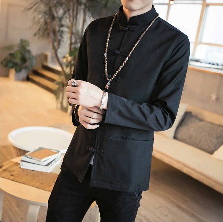 簡(jiǎn)潔大氣的傳統(tǒng)福連文苑唐裝