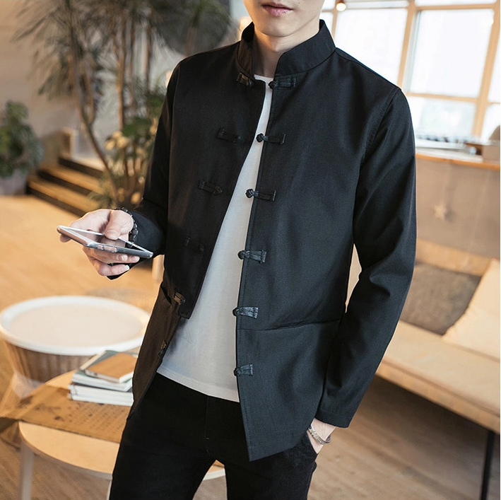 簡(jiǎn)潔大氣的傳統(tǒng)福連文苑唐裝