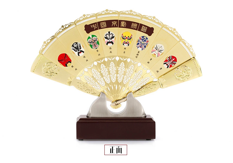 特色福連文苑元素立體折扇扇子