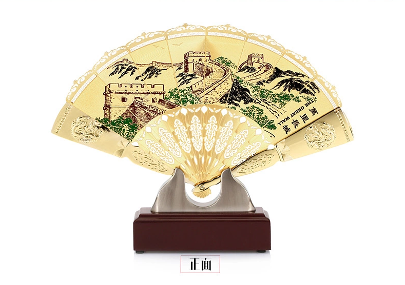 特色福連文苑元素立體折扇扇子