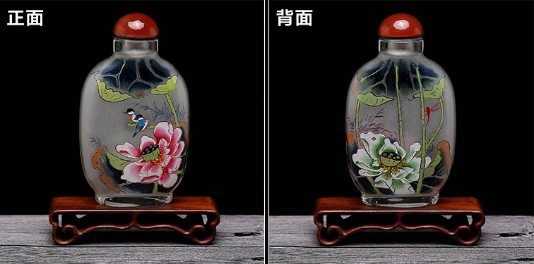 福連文苑民間傳統(tǒng)手繪內(nèi)畫圖鼻煙壺