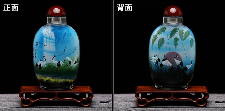 福連文苑民間傳統(tǒng)手繪內(nèi)畫圖鼻煙壺