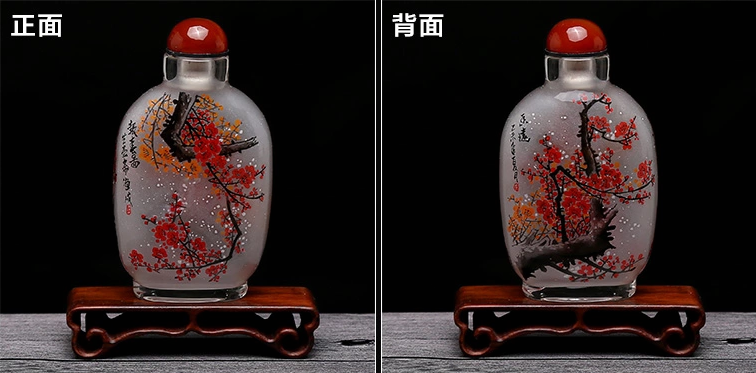 福連文苑民間傳統(tǒng)手繪內(nèi)畫圖鼻煙壺