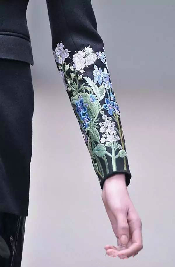 美的讓人無(wú)法呼吸，唯美刺繡圖案圖片