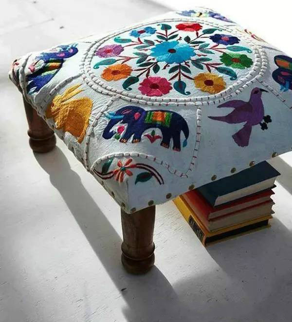 美的讓人無(wú)法呼吸，唯美刺繡圖案圖片