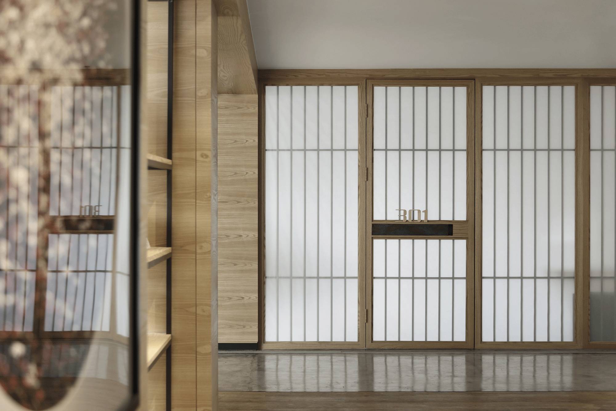 樸素安靜的禪意原木空間，中式裝修造景藝術(shù)