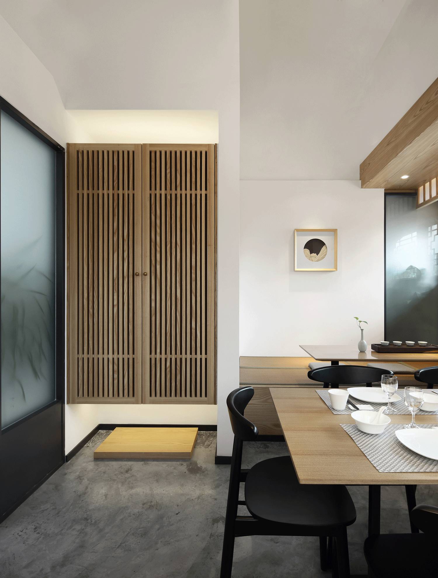 樸素安靜的禪意原木空間，中式裝修造景藝術(shù)