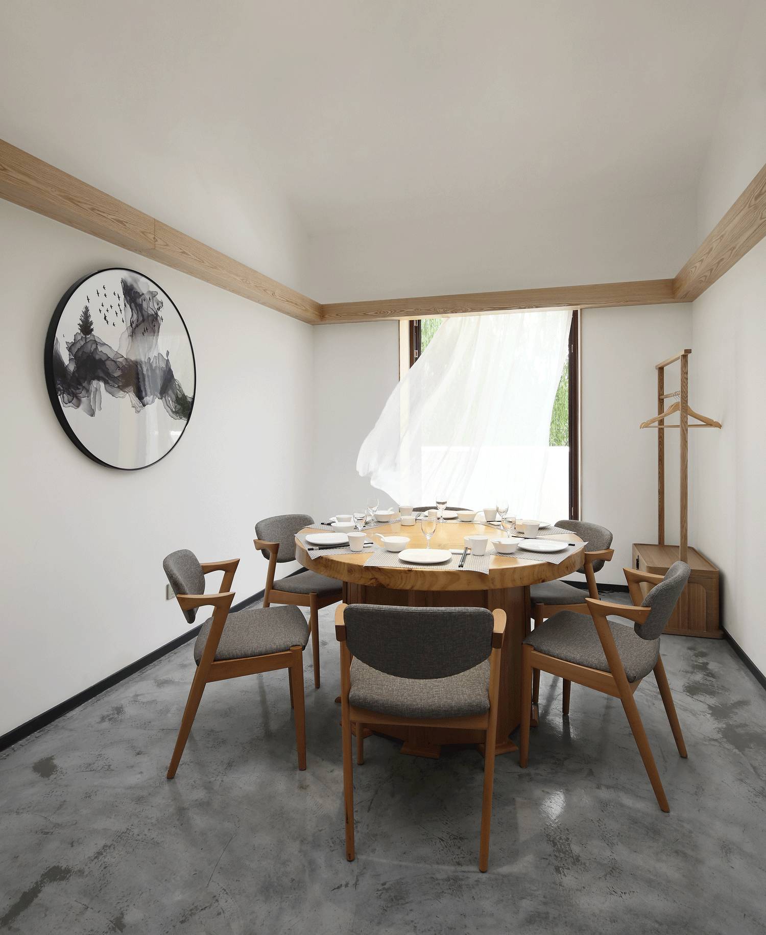 樸素安靜的禪意原木空間，中式裝修造景藝術(shù)