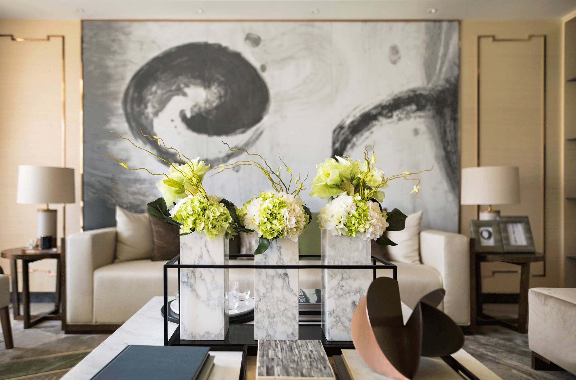 茶·時(shí)光的故事，290㎡典雅新中式裝修設(shè)計(jì)