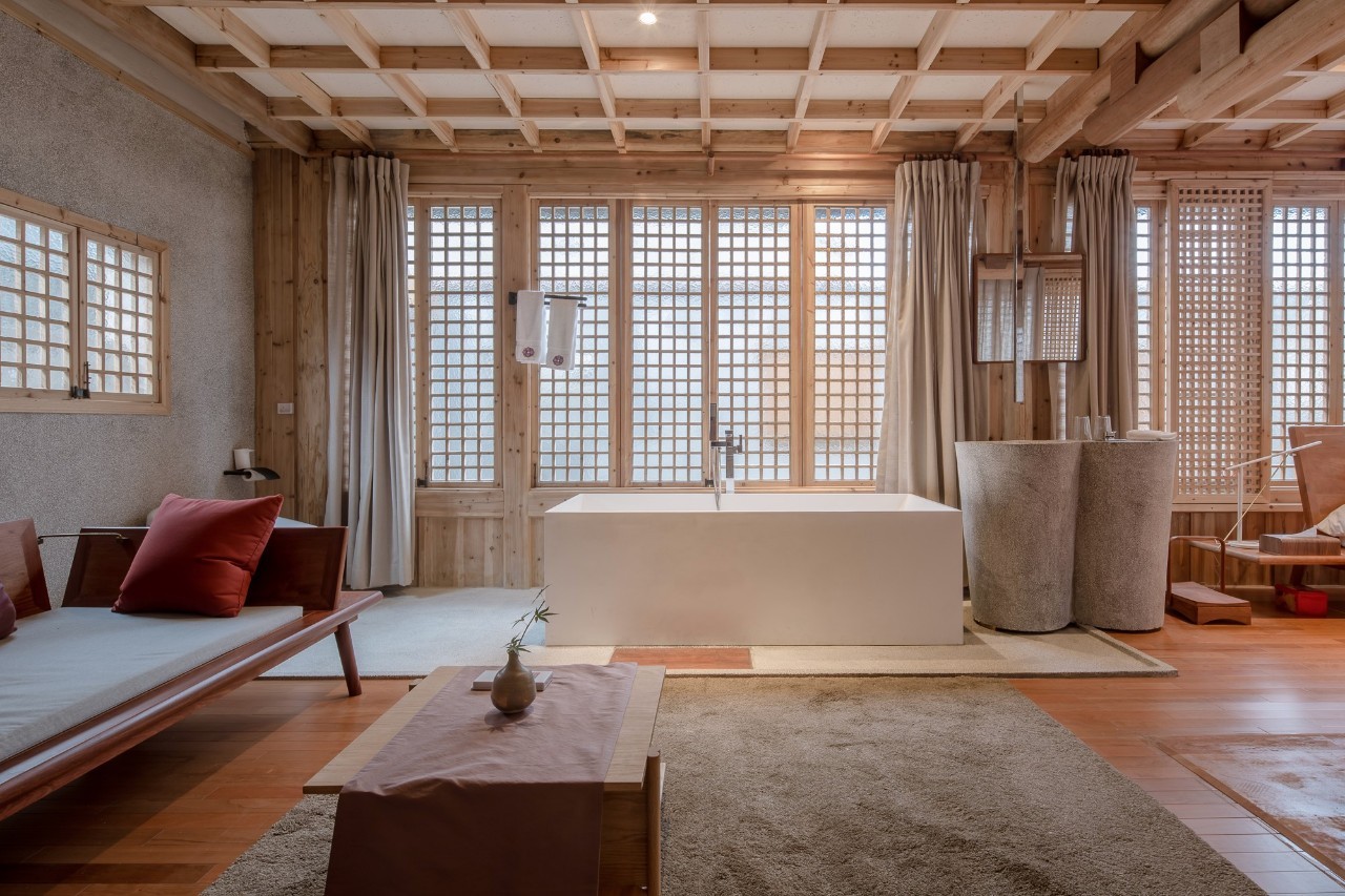 潤舍民宿設(shè)計，傳統(tǒng)木結(jié)構(gòu)的運用