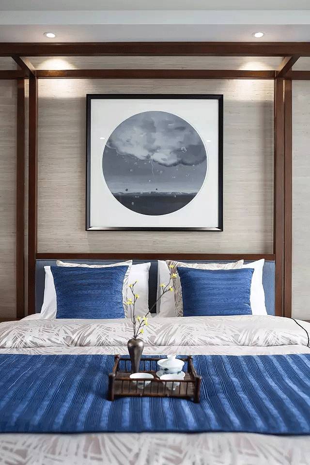 新中式設(shè)計(jì)中，臥室的運(yùn)用與表現(xiàn)