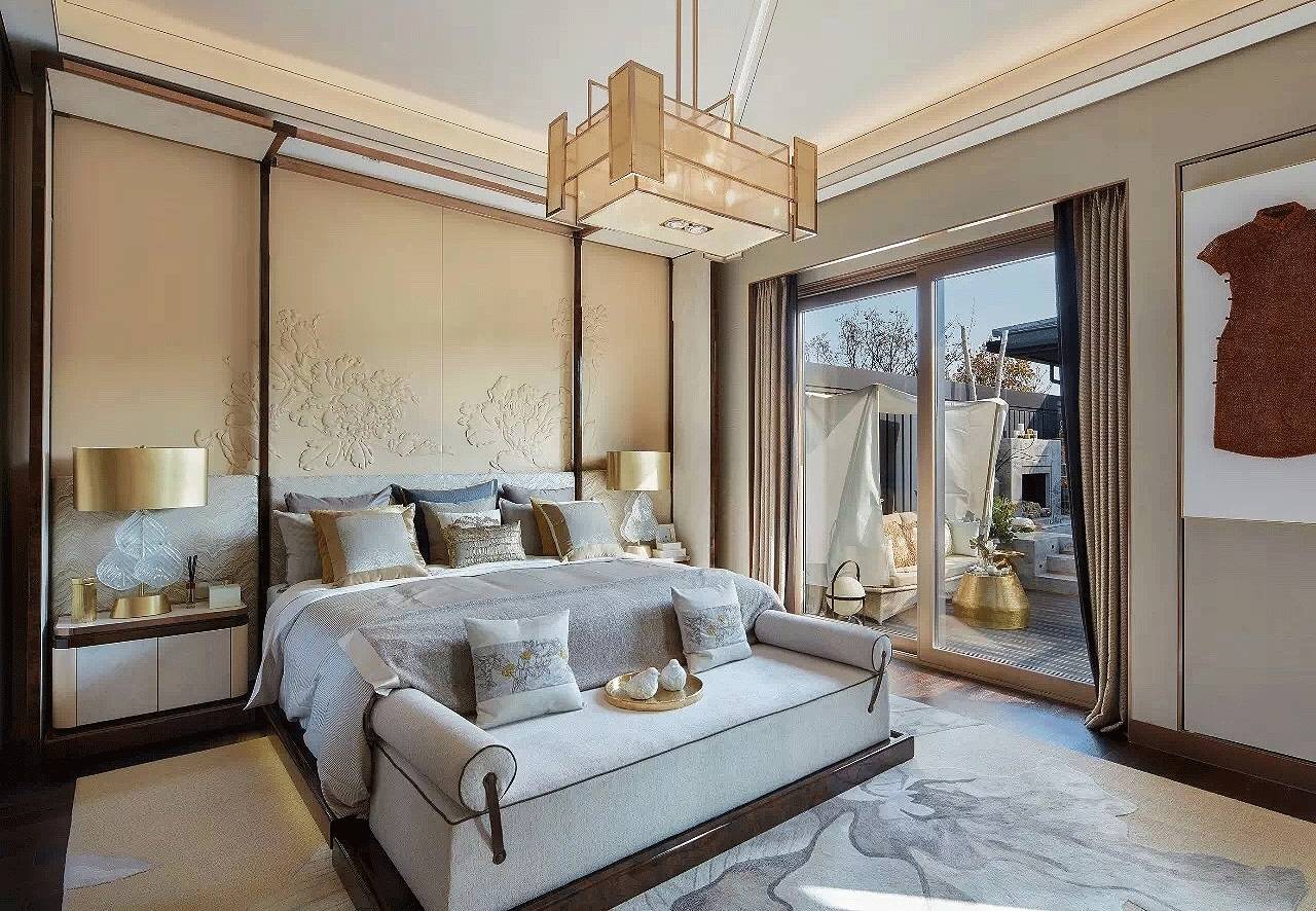 新中式設(shè)計(jì)中，臥室的運(yùn)用與表現(xiàn)