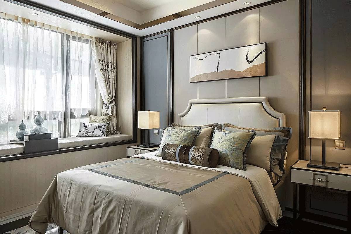 新中式設(shè)計(jì)中，臥室的運(yùn)用與表現(xiàn)