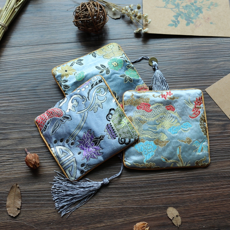 薦古典福連文苑刺繡荷包手工包