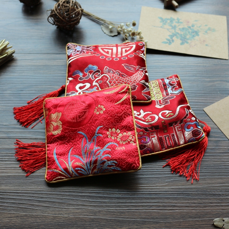 薦古典福連文苑刺繡荷包手工包