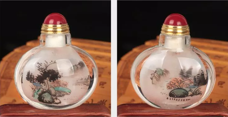 壺里有乾坤，手工內(nèi)畫鼻煙壺