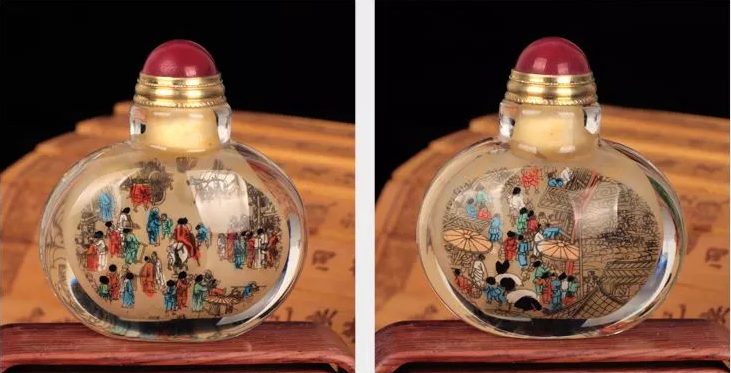 壺里有乾坤，手工內(nèi)畫鼻煙壺