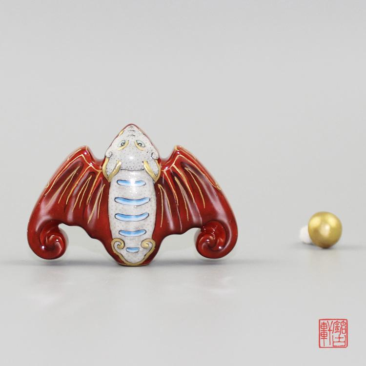 洪福齊天陶瓷鼻煙壺