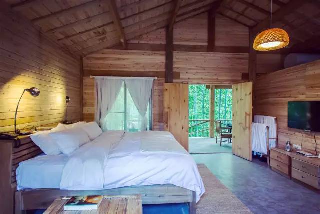 林中四舍民宿設(shè)計，一所鳥語花香的小木屋