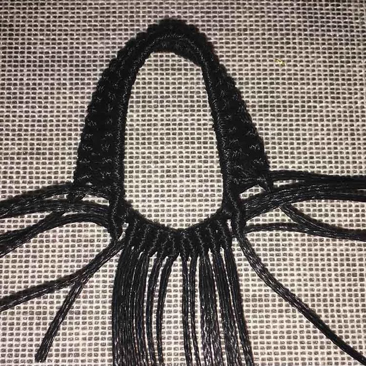 超細(xì)致的手工編織制作作品福連文苑臉譜刀馬旦伶