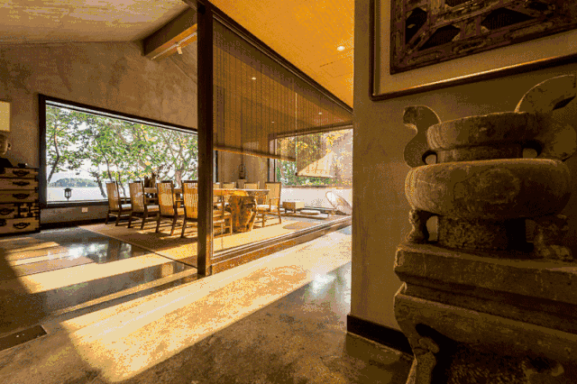 青桐·青竹茶舍，茶香縹緲靜賞西湖