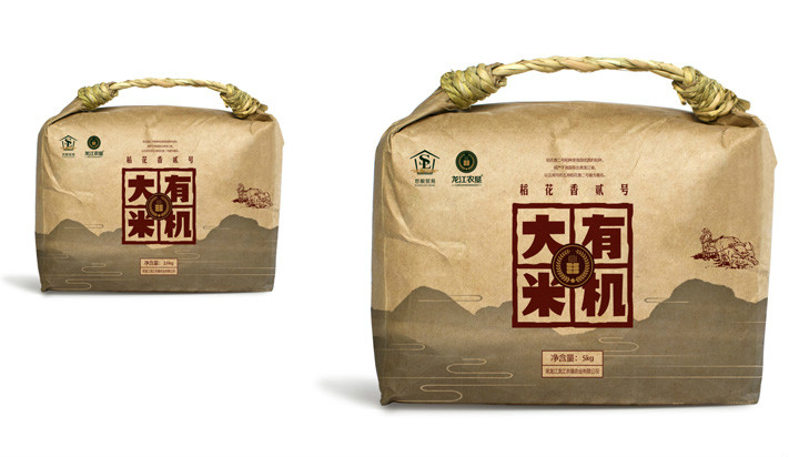 福連文苑元素五谷雜糧包裝設計