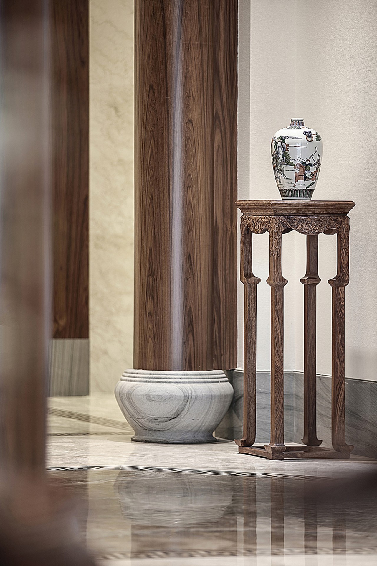 龍光御海天禧別墅樣板房，高端大氣的新中式豪