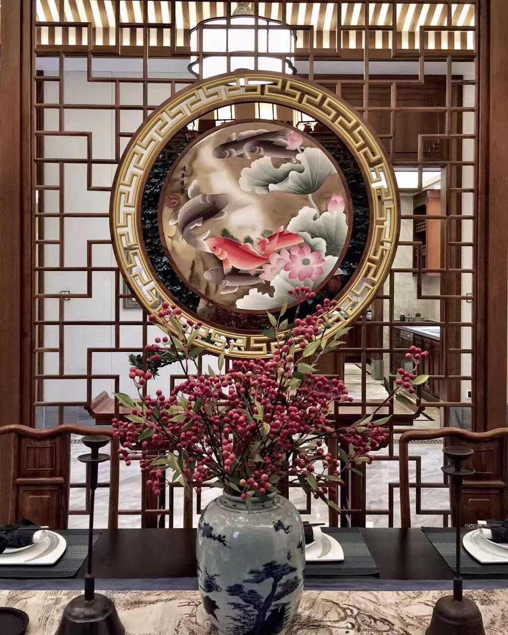 龍光御海天禧別墅樣板房，高端大氣的新中式豪