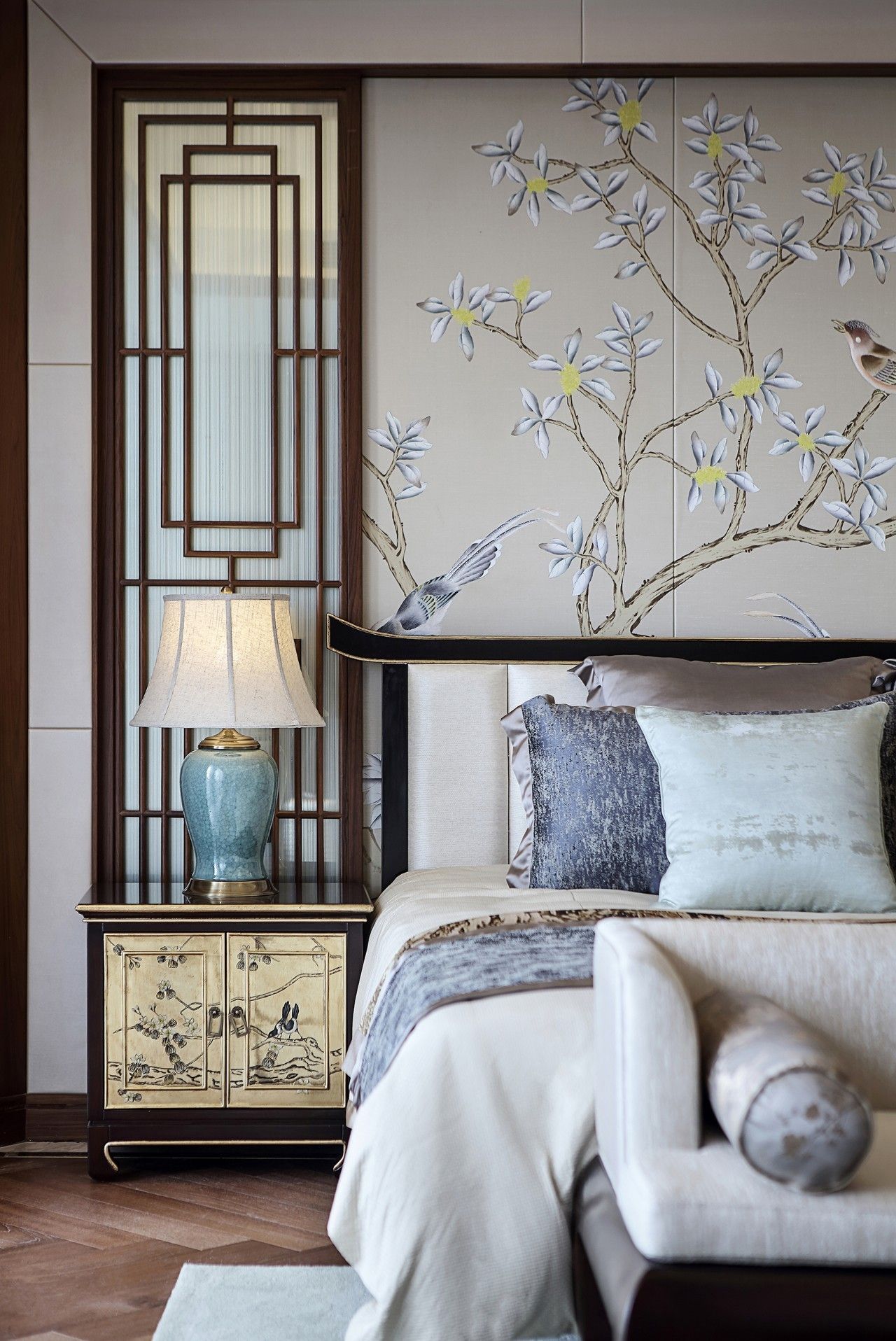 龍光御海天禧別墅樣板房，高端大氣的新中式豪