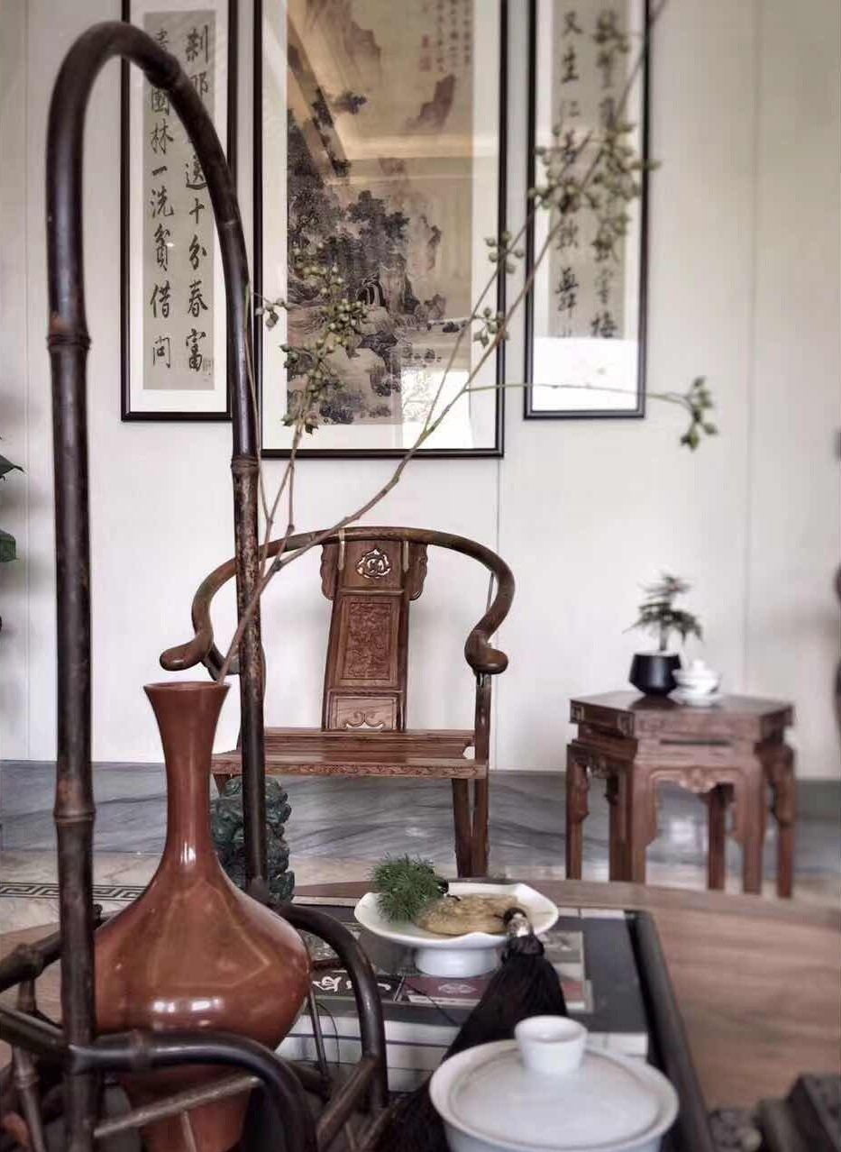 龍光御海天禧別墅樣板房，高端大氣的新中式豪